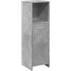 vidaXL Badkamerkast 30x30x95 cm spaanplaat betongrijs