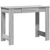 vidaXL Bureau 100x45x75 cm bewerkt hout grijs sonoma eikenkleurig