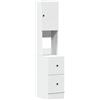 vidaXL Mobile da Cucina Bianco 35x50x180 cm in Truciolato