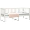 vidaXL Dormeuse senza Materasso Bianca 80x200 cm Legno Massello Pino