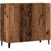 vidaXL Credenza Legno Antico 90x34x80 cm in Legno Multistrato