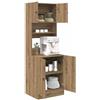 vidaXL Keukenbuffet Artisan Eiken 60 x 50 x 180 cm