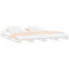 vidaXL Letto a Pallet Bianco 140x200 cm in Legno Massello di Pino