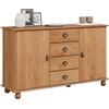 vidaXL Credenza ASKIM 133,5 x 40 x 79 cm Legno di pino massello