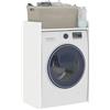 vidaXL Mobiletto per lavatrice Bianco 67,5 x 48 x 97 cm