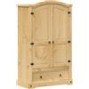 vidaXL Armadio Corona 101x52x170 cm Legno Massello di Pino
