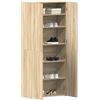 vidaXL Mobile per scarpe 80 x 35.5 x 180 cm Legno ingegnerizzato