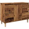 vidaXL Mobile Lavabo Legno Antico 80x33x60 cm in Legno Multistrato