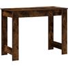 vidaXL Scrivania Rovere Fumo 100x45x75 cm in Legno Multistrato