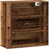 vidaXL Mobile a Parete Legno Antico 80x33x80 cm in Legno Multistrato