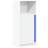 vidaXL Credenza con LED Bianca 42,5x34x100 cm in Legno Multistrato