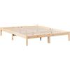 vidaXL Letto Extra Lungo senza Materasso 160x220 cm in Legno di Pino