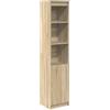 vidaXL Credenza Rovere Sonoma 37,5x35x180 cm in Legno Multistrato