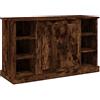 vidaXL Dressoir 100x35,5x60 cm bewerkt hout gerookt eikenkleurig