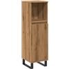 vidaXL Armadietto da Bagno Rovere Artigianale 30x30x100 cm Truciolato