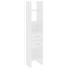vidaXL Libreria Bianca 40x35x180 cm in Legno Multistrato