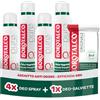 Borotalco, Deodorante Spray Puro 4x50ml, Deo-Salviette Originale 2in1