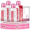 Borotalco, Deodorante Spray Seta 4x150ml, Deo-Salviette Seta 2in1