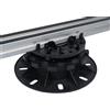 Dakota Profilo alluminio con guarnizione antirumore per pavimenti flottanti esterni Keradeck® 30