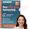 prowithlin Nose Strips, 20 Cerotti Idrocolloidi per Punti Neri Naso