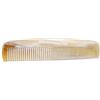 BARTHA Pettine in vero corno naturale, fatto a mano, antistatico, delicato sui capelli, pettine naturale di alta qualità, per uomo e donna (pettine classico a corno, 14,5 cm)