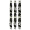 xiuling4568 Extension for capelli a strisce da 3 pezzi, 18 pollici, colorate, lunghe e dritte, con clip, for uso quotidiano e feste da donna Veloci da indossare(6#)