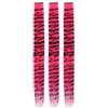 xiuling4568 Extension for capelli a strisce da 3 pezzi, 18 pollici, colorate, lunghe e dritte, con clip, for uso quotidiano e feste da donna Veloci da indossare(Pink)