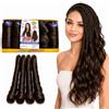 Ser Mulher Extension per Treccine Africane Sintetici con Onde, Morbidi e Inodori - Texture Capelli Soffice, Facile da Pettinare, 1 Pack per Styling Completo,75cm 480g NEW FRENCH CURL (Light Brown)