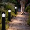 BEPER P207ILO030 Set 3 Lampade Solari Segnapassi da Giardino, Luci Solari LED da Esterno con Picchetto, Accensione Automatica, Illuminazione per Vialetti e Aiuole, IP44