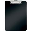 Leitz Portablocco con clip in metallo WOW A4 PS, Nero