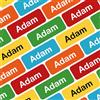 My Nametags® 175 Mini Adesivi Personalizzati | Etichette per Materiale Scolastico: Penne, Matite, Pennarelli e Altro | Mini Etichette Impermeabili senza Ferro per Tutte le Età | Colori Lollipop