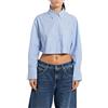 Replay W2129 Camicia da Donna, 010 Bianco/Blu, XXS