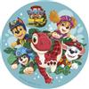 dekora - Decorazione per Torte di Compleanno per Bambini Paw Patrol Ø20 cm | Cialda Paw Patrol per Torte con Chase, Skye e Marshall - Senza Glutine - Adatta ai Vegetariani