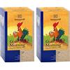 Sonnentor Bio Guten Morgende, 18 bustine di tè, confezione da 2 (2 x 27 g)