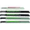 Tivoly XT50572004310 Set di 5 LSS - Set di Lame Multifunzione per Seghetto Alternativo Legno, colore: Argento