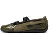 PUMA Sneakers stile ballerina Speedcat Croc-Texture da donna, Scarpe, Verde, 35.5