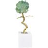 2 Pezzi Statua Decorativa in Cristallo Rosa Elegante per Mobile Bar
