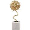 2 Pezzi Statua Decorativa in Cristallo Rosa Elegante per Mobile Bar