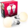 Innr Zigbee E27 LED, compatibile con Philips Hue*, lampada intelligente bianco caldo dimmerabile 800lm confezione da 2 pezzi