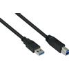 ALCASA kabelmeister USB3.0 Kabel A-A UL schwarz 1m