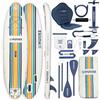 HUIIKE Tavola Sup Gonfiabile Adulti 10' Convertibile in Kayak. Stand Up Paddle, 130 kg