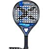 Nox X-hero Blue 2026: racchetta da padel, colore blu, peso 350-360 grammi, finitura argento