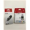 Canon 4 cartucce originali per stampanti Canon PIXMA iP7250/ 8750, iX6850, MG 5450/5550/ 5650/6350/ 6450/6650/ 7150/7550, MX725/ 925