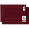 Komfortec - Set di 2 Tappetini da Bagno, Tappetini in Spugna per Doccia, Lavabili, Assorbenti e a Rapida Asciugatura - 600 g/m², 100% Cotone, 50x70 cm, Mattone