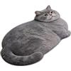 Generic Tappeto a forma di gatto, ad asciugatura rapida, decorazione per la stanza da bagno, per interni ed esterni, casa, ingresso, doccia, camera da , soggiorno, corridoio, fattoria