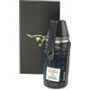 Glen Appin Harris Tweed HF3500-COL119 - Fiaschetta da caccia, colore: Blu con turchese