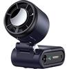YRTUOP Mini Ventilatore Portatile 5 Velocità Personale Pieghevole Con Display | Ventilatore da Viaggio a Mano Per Esterno Viaggio Campeggio Vacanza