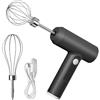 Ziyan Miscelatore alimentare elettrico senza fili 3 velocità battitore uovo USB ricaricabile palmare elettrico miscelazione cucina cottura pasta torta frullatore crema