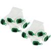 vhbw 10x sacchetto compatibile con Vorwerk folletto FP100, EBB100, VB100 aspirapolvere - 28cm x 23,5cm Bianco