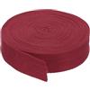 PATIKIL 1/2,5cm Nastro in Twill di Cotone 10 Iarde Nastro Cotone Nastro di Sbieco Fettuccia a Spina di Pesce per Cucito Confezione Regalo Artigianato Fai Da Te Rosso Scuro